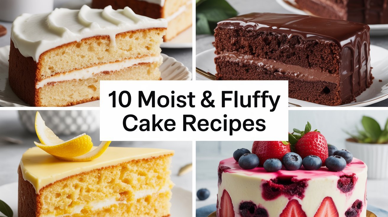10 Moist & Fluffy Cake Recipes 3