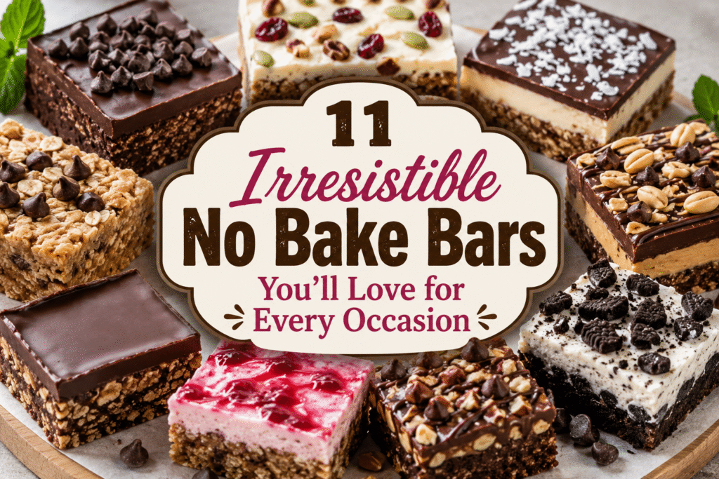 no bake bars