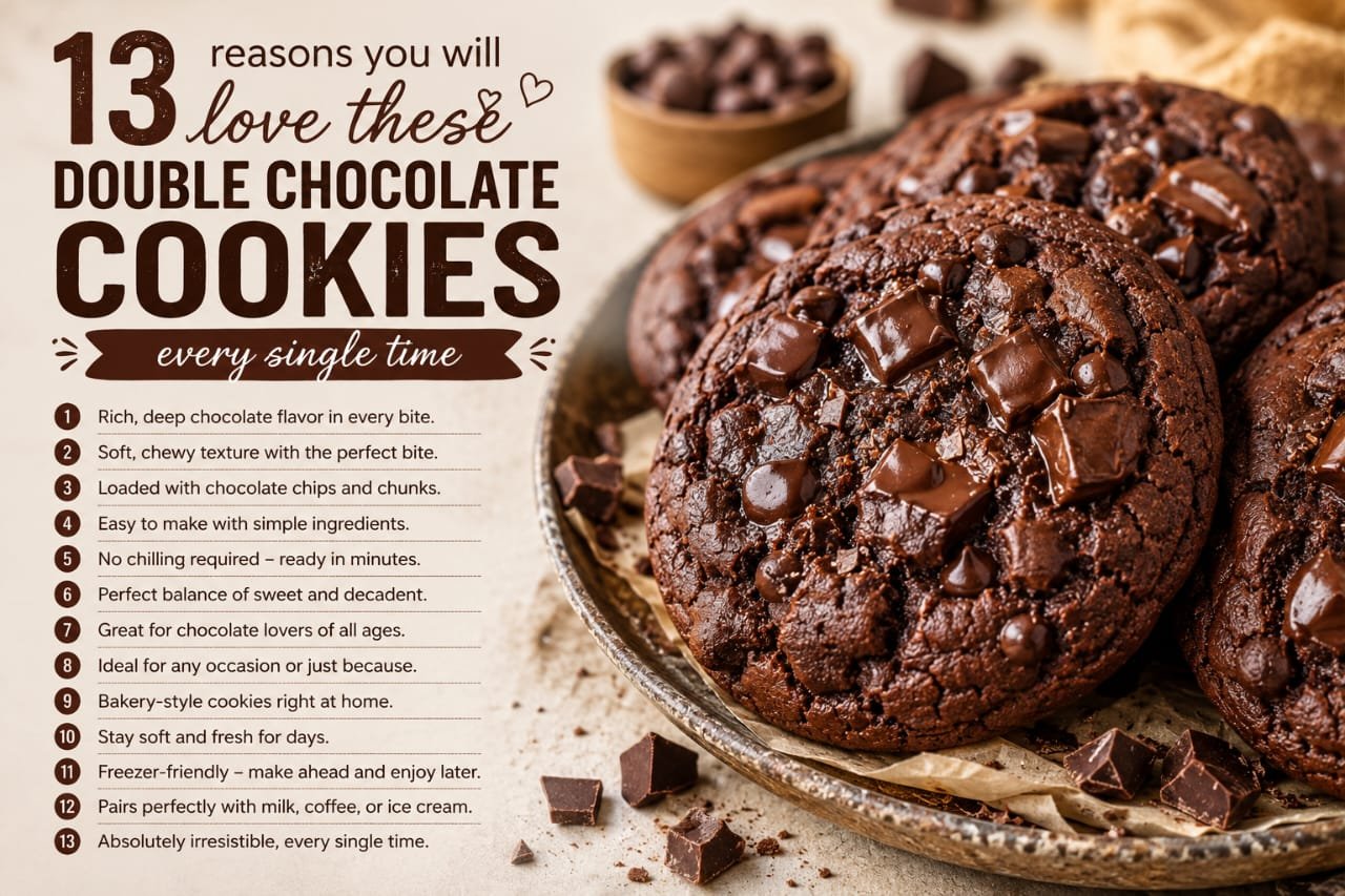 Double Chocolate cookies
