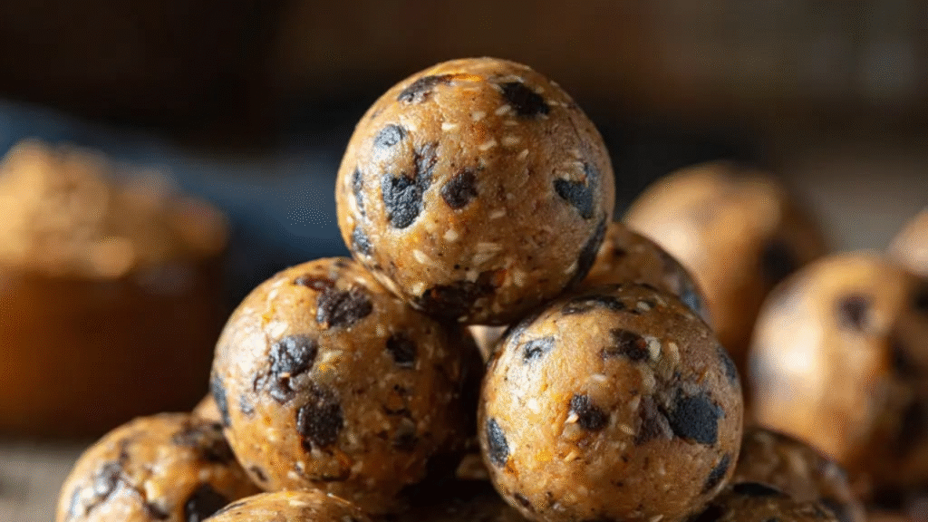 Peanut butter energy balls healthy dessert