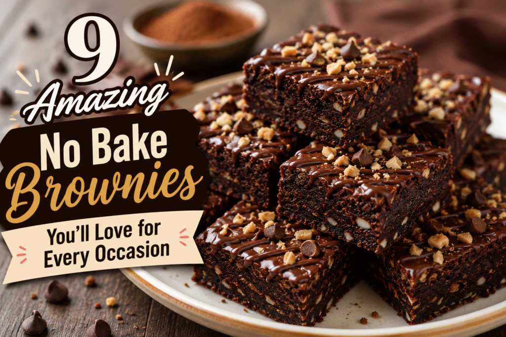 No bake brownies